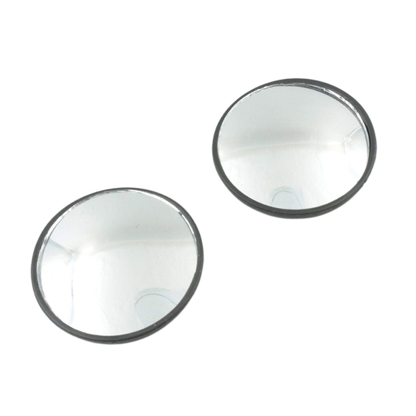 1517 Car Blind Spot Side Mirror Round HD Glass Blindspot Mirror Convex Rear View Mirror, Car Mirror Accessories Suitable All Cars, Frameless Design (2 Pcs Set )