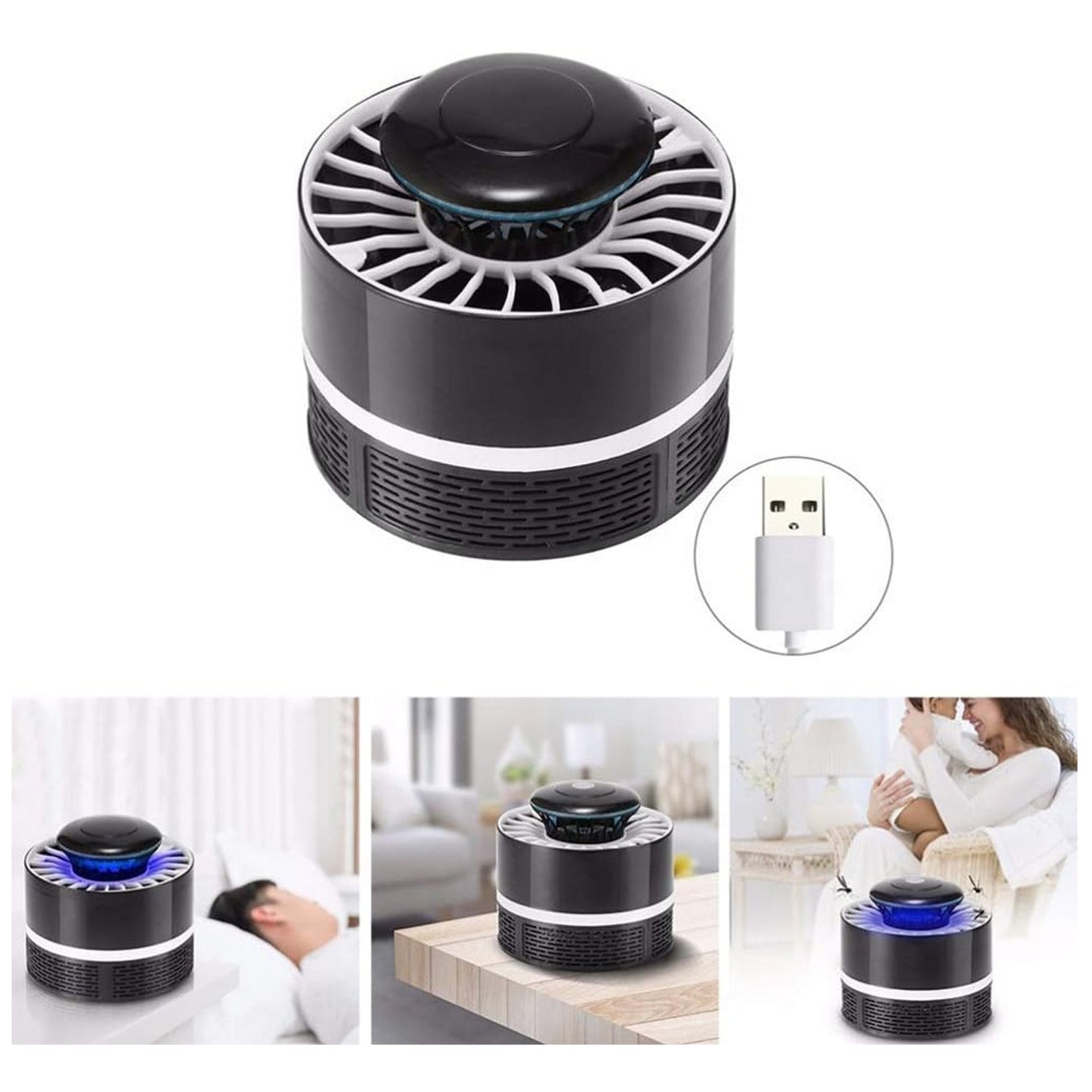 6871 Mosquito Killer Light 5W USB Smart Optically Controlled Insect Killing Lamp Use Forbad room