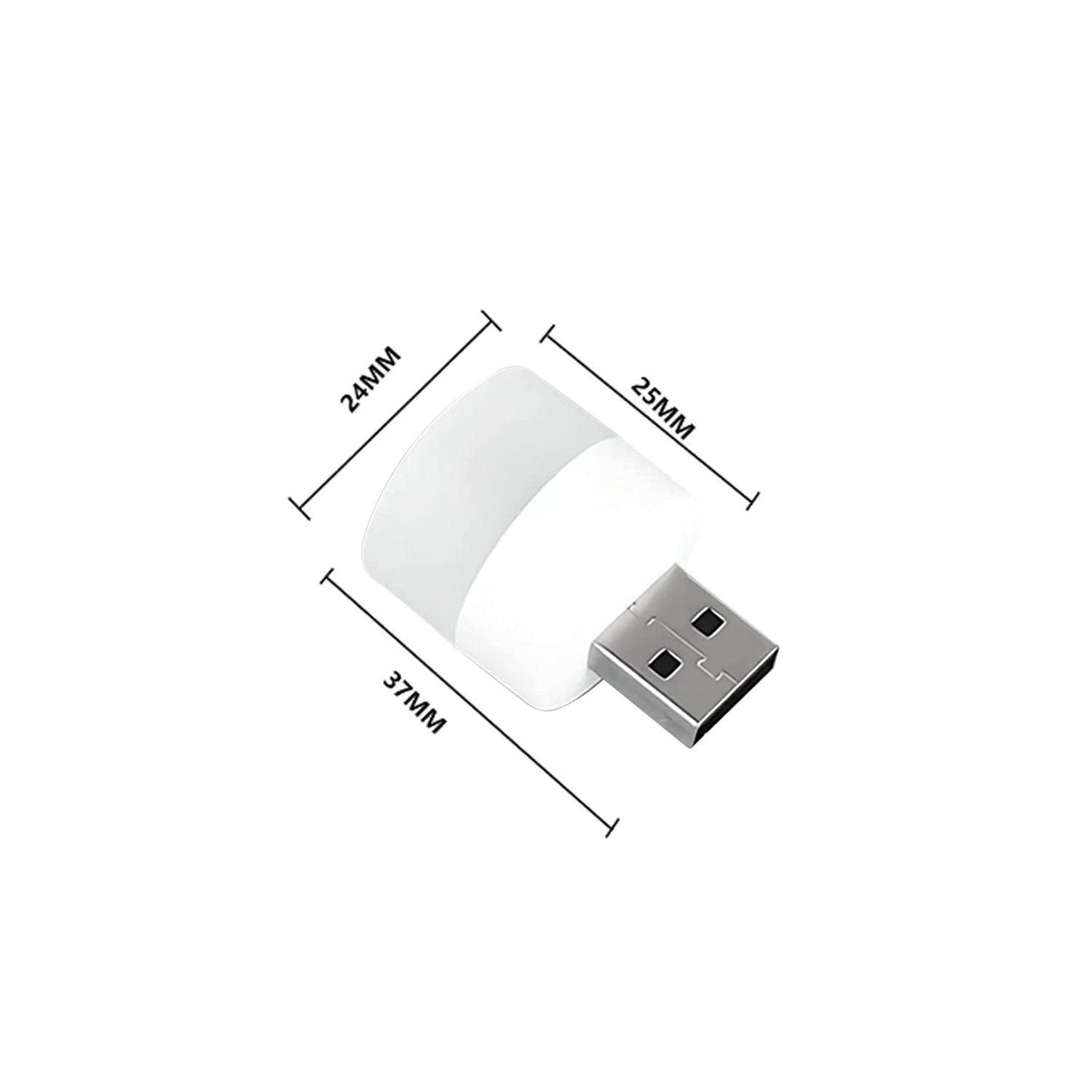 6096A Small USB Bulb used in official places for room lighting purposes. (Yellow Color) DeoDap