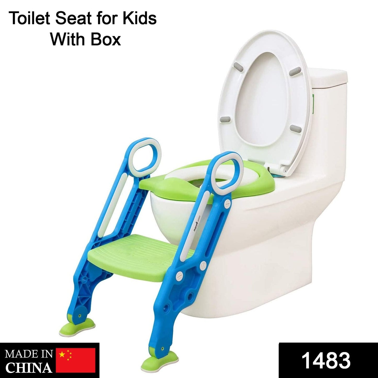 1483 2 in 1 Training Foldable Ladder Potty Toilet Seat for Kids  -----