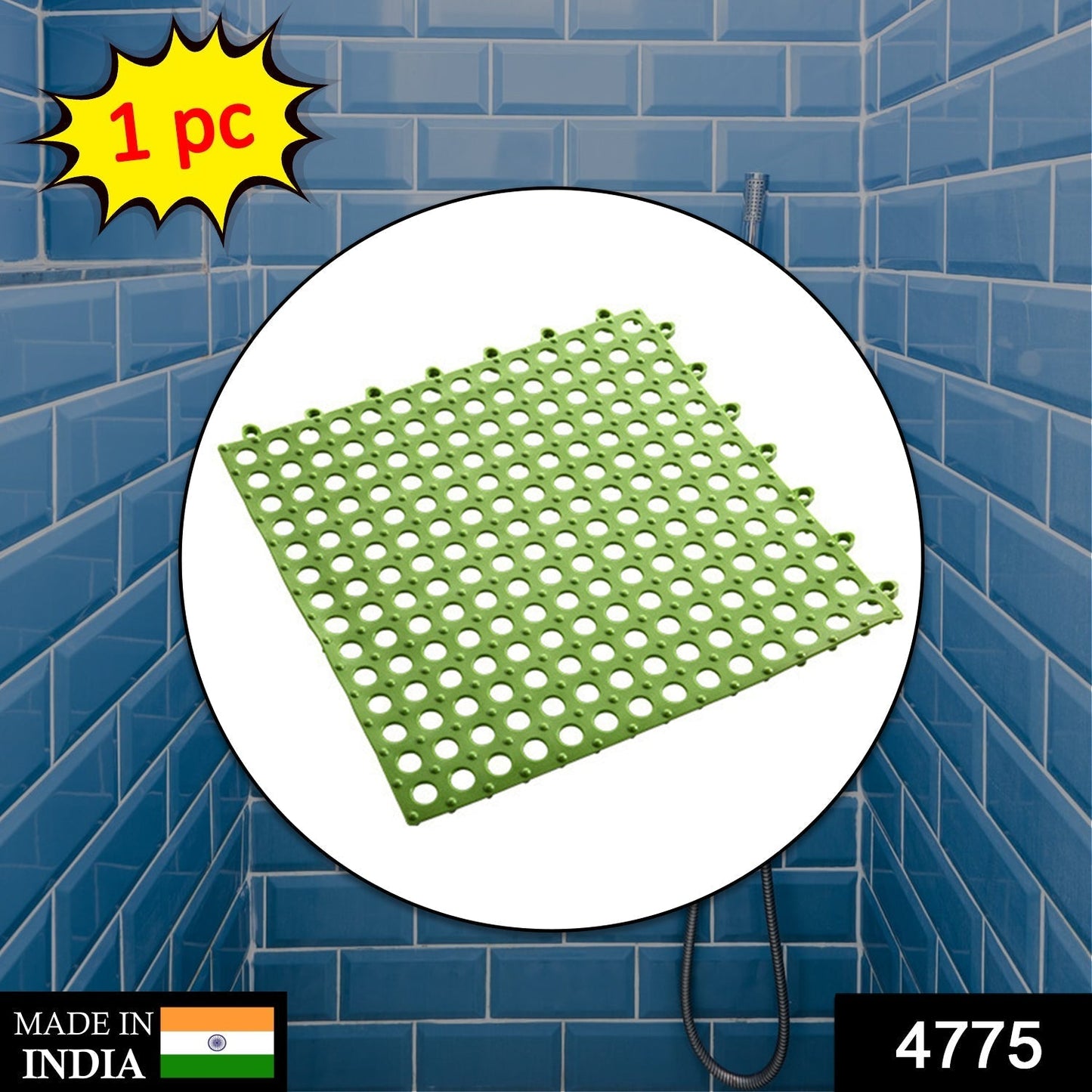 4775 Bath Anti Slip Mat Used while bathing and toilet purposes to avoid slippery floor surfaces. DeoDap