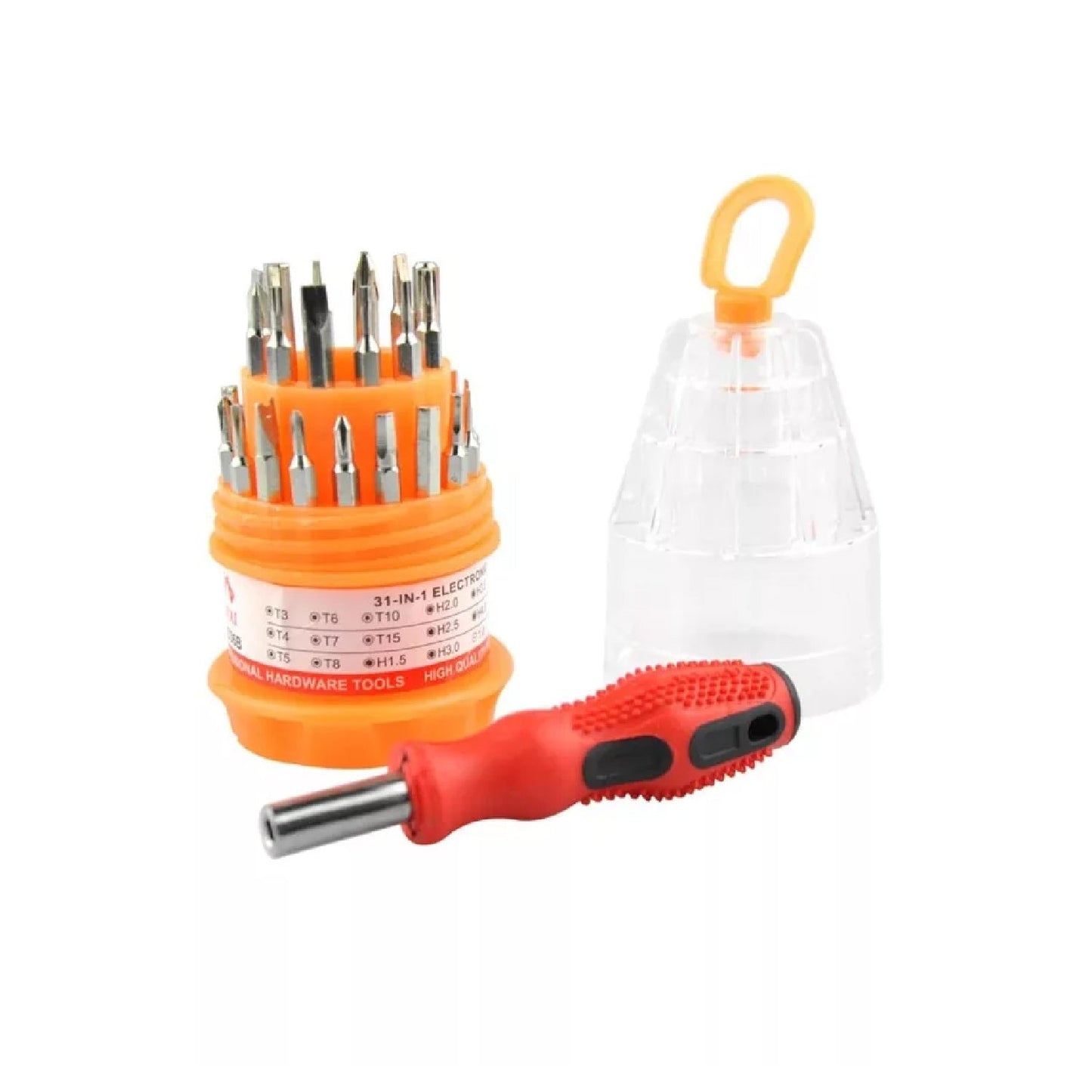 9110 (SET OF 4PC) SCREWDRIVER SET, STEEL 31 IN 1 WITH 30 SCREWDRIVER BITS, PROFESSIONAL MAGNETIC DRIVER SET DeoDap