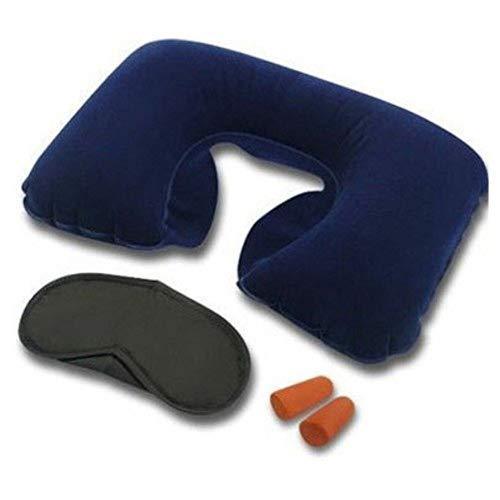 505 -3-in-1 Air Travel Kit with Pillow, Ear Buds & Eye Mask Doppler Shift Enterprises WITH BZ LOGO