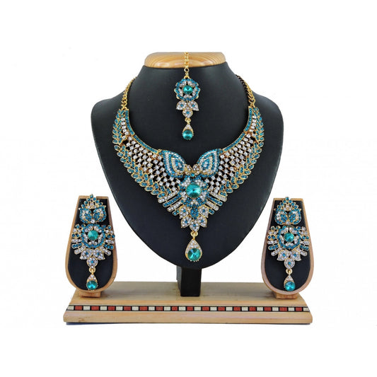 Generic Women's Alloy Necklace set (Turquoise)