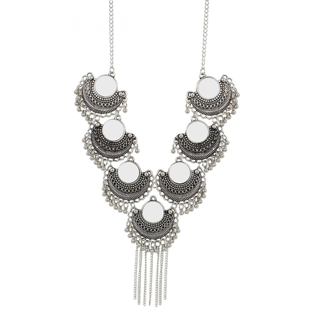 Antique Oxidized Silver Necklace Jewellery