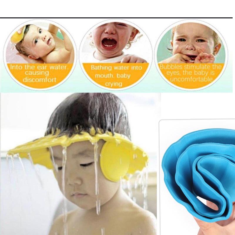 0378 Adjustable Safe Soft Baby Shower cap Doppler Shift Enterprises