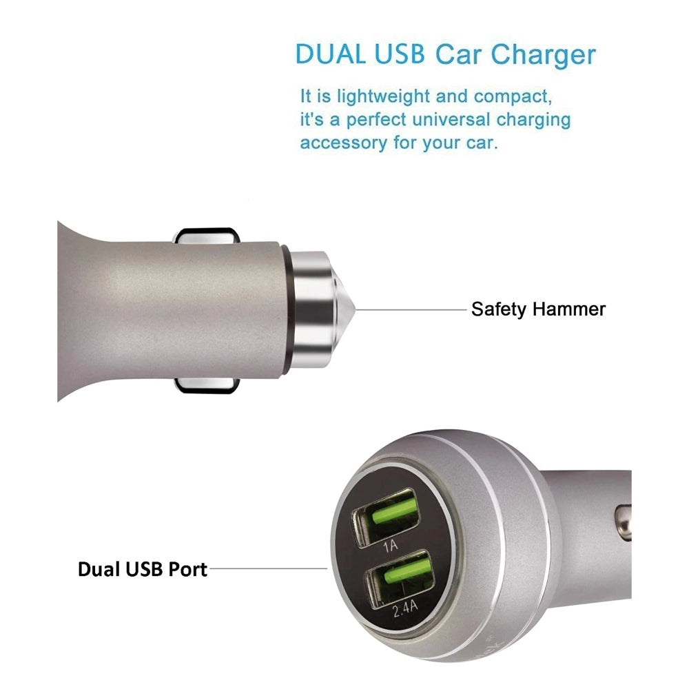 Car Charger Robotex SC-118 3.4 AMP With Auto ID