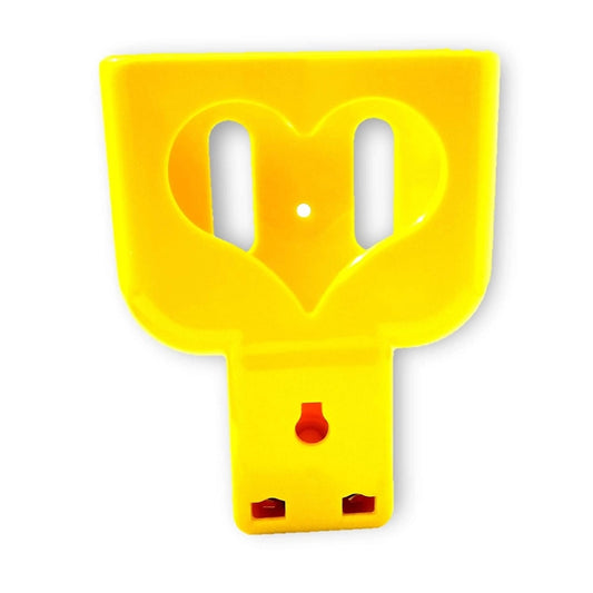 Heart Shaped Charging Holder (Pack of 2 )-Yellow