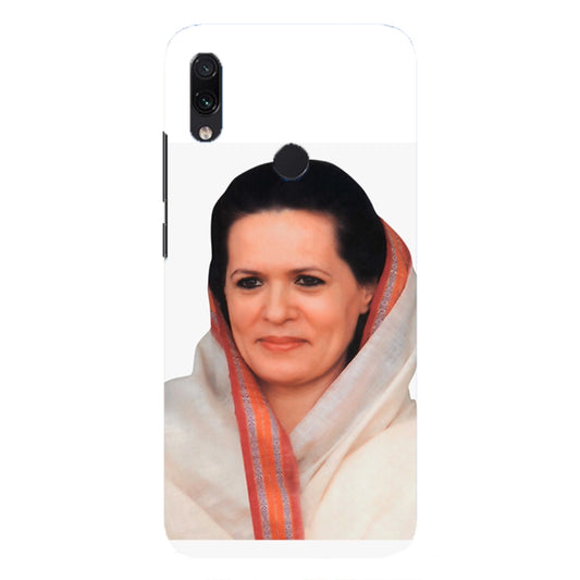 Printed Sonia Gandhi Hard Mobile Case Cover