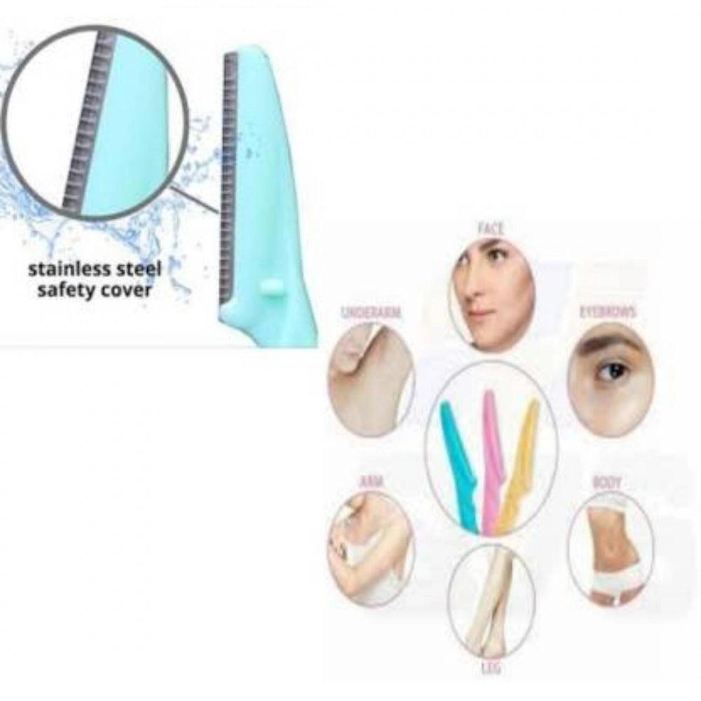 Generic Pack Of_3 Eyebrow Razor For Women 3_Pcs Set (Color: Assorted)