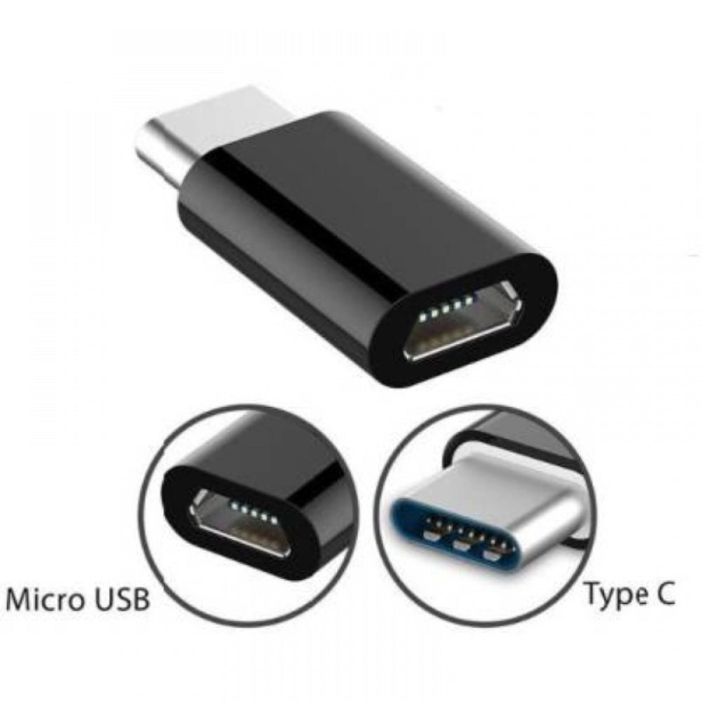 Generic Pack Of_5 Usb_C To Micro Usb Adapter Converter Type_C Input To Micro Usb. (Color: Assorted)