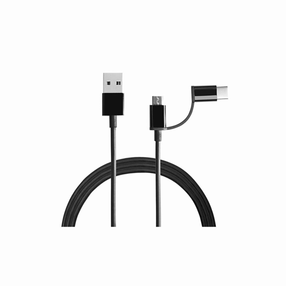 Generic 2_In_1 Usb Cable (Micro Usb To Type_C (Color: Assorted)