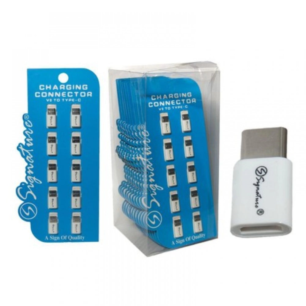 Generic Pack Of_5 Type_C To Micro Usb Adapter With 3.1 _ Support'S Otg And Data Transfer (Color: Assorted)