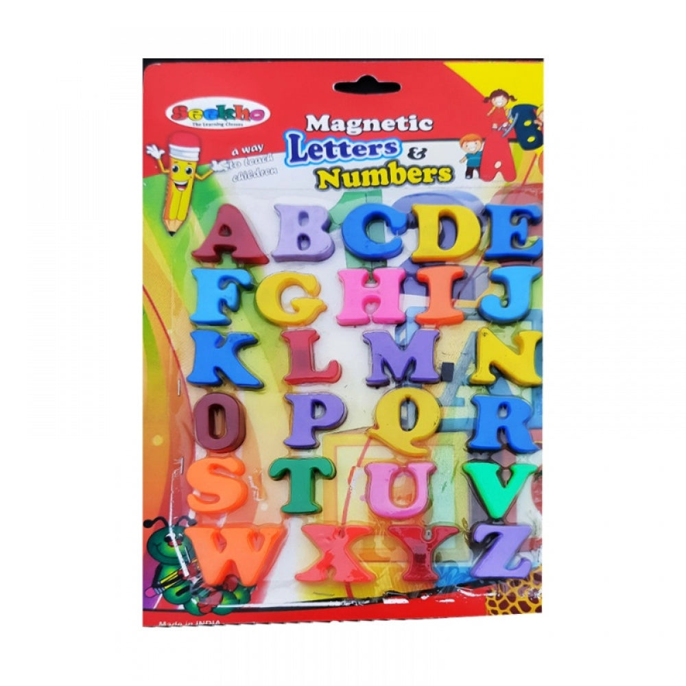 Generic Magnetic Capital Alphabets For Kids (Color: Assorted)