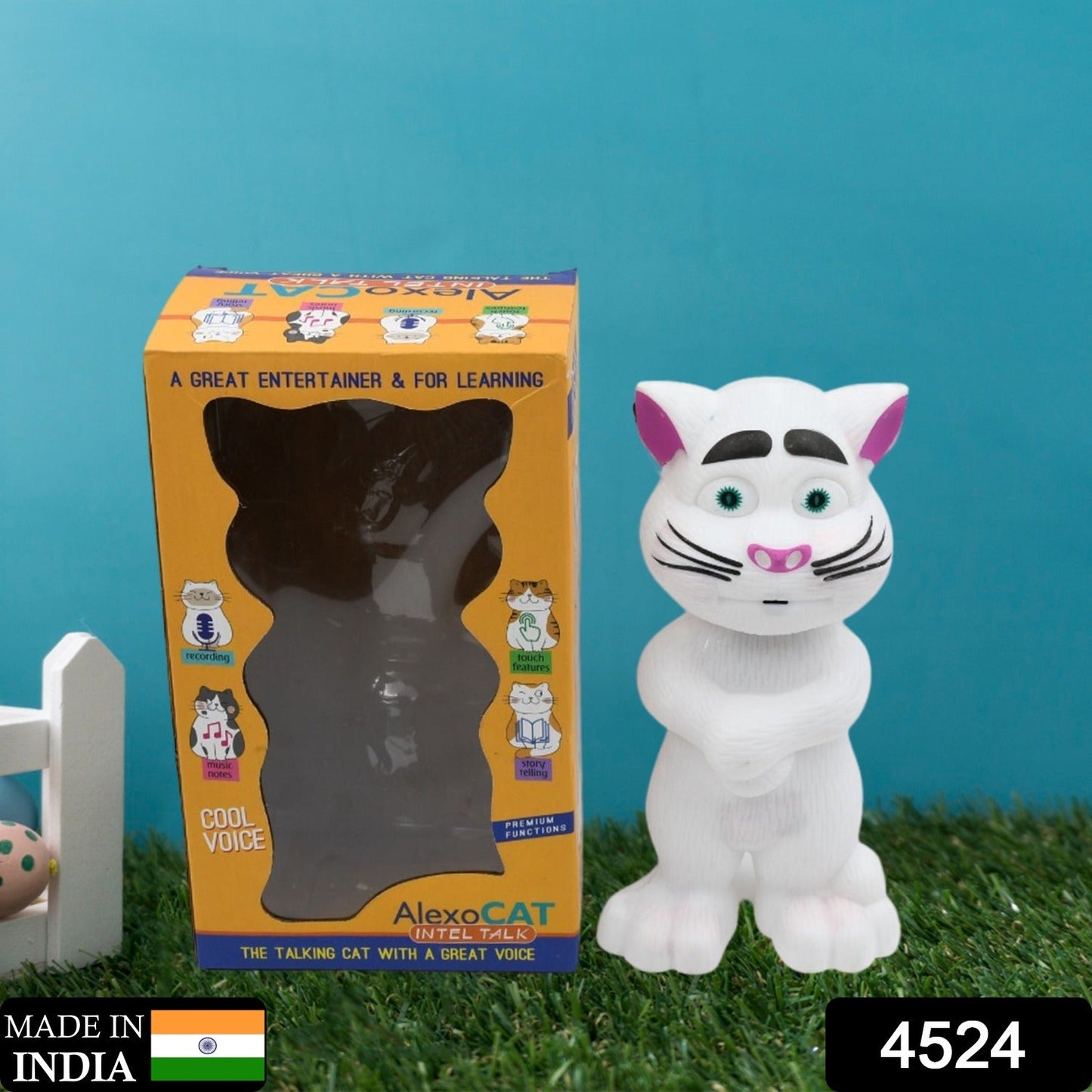 4524 Talking, Mimicry, Touching Tom Cat Intelligent Interactive Toy with Wonderful Voice for Kids, Children Playing and Home Decorate.