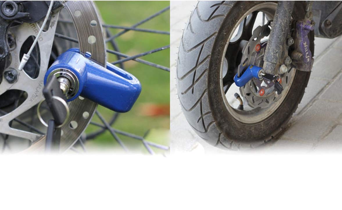 1514 Wheel Padlock Disc Lock Security for Motorcycles Scooters Bikes DeoDap